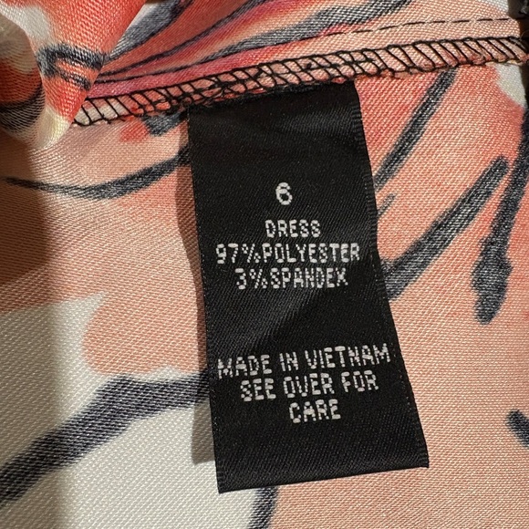 AB Studio Sleeveless Floral Dress Size 6 - Picture 6 of 6